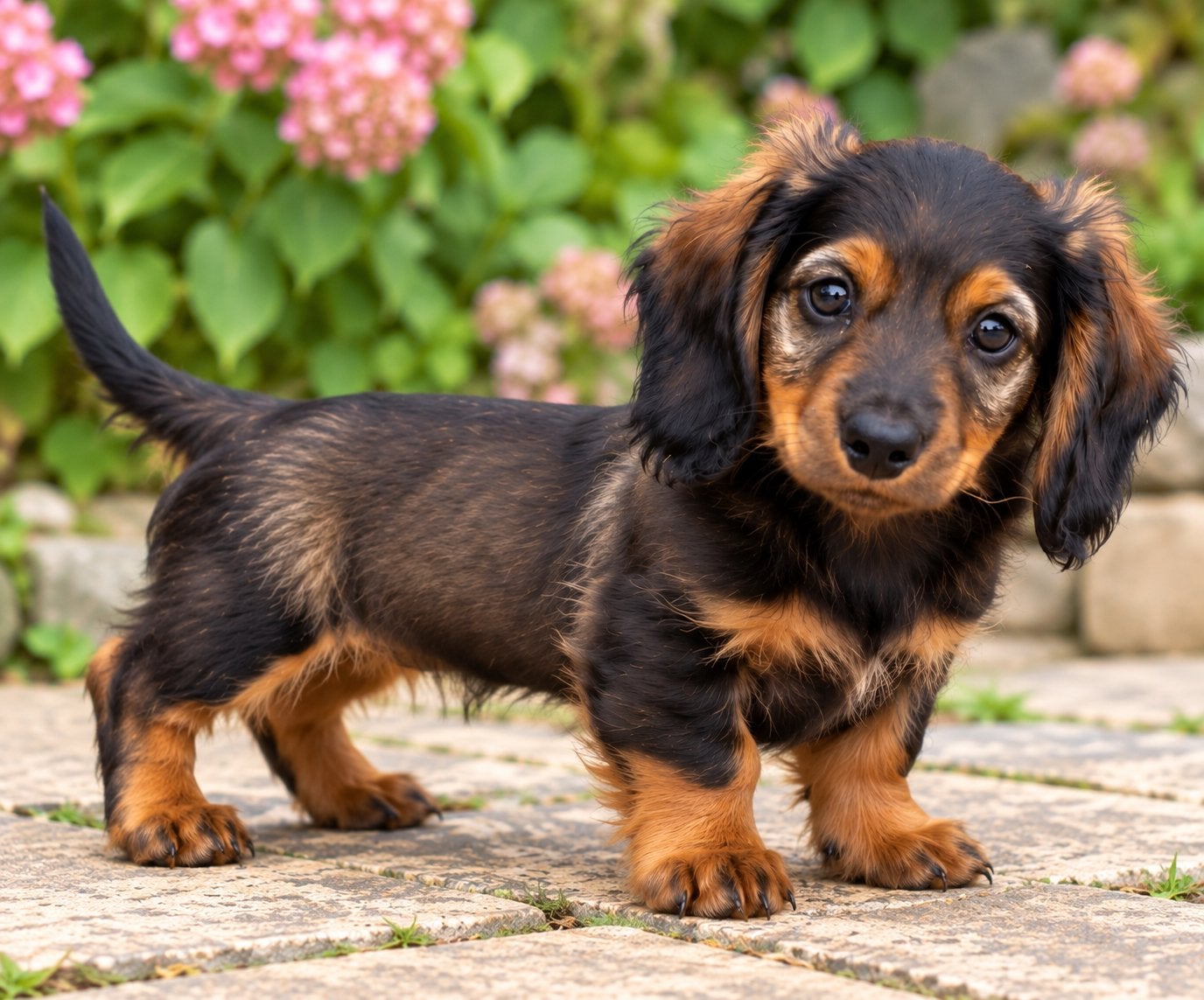 Adorable petit mâle teckel nain à poil long, Animaux & Accessoires, Chien (mâle), Maladie de Carré (chiens), Belgique, Poils longs