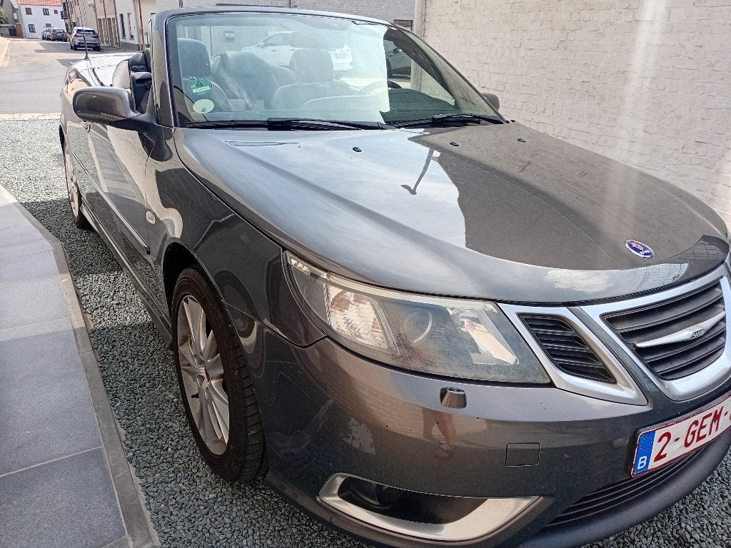 Saab 9 3 cabrio turbo  190 pk, Auto's, Saab, Cabriolet, Beige, Leder, Particulier