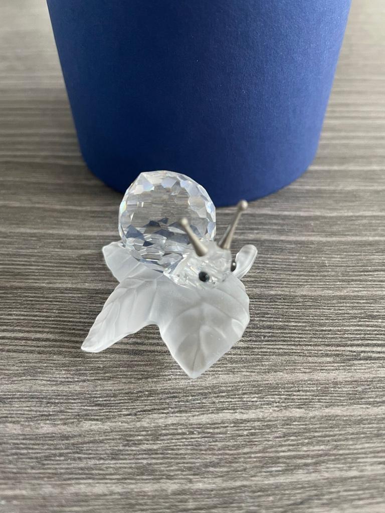 Swarovski, escargot sur feuille, Collections, Enlèvement ou Envoi