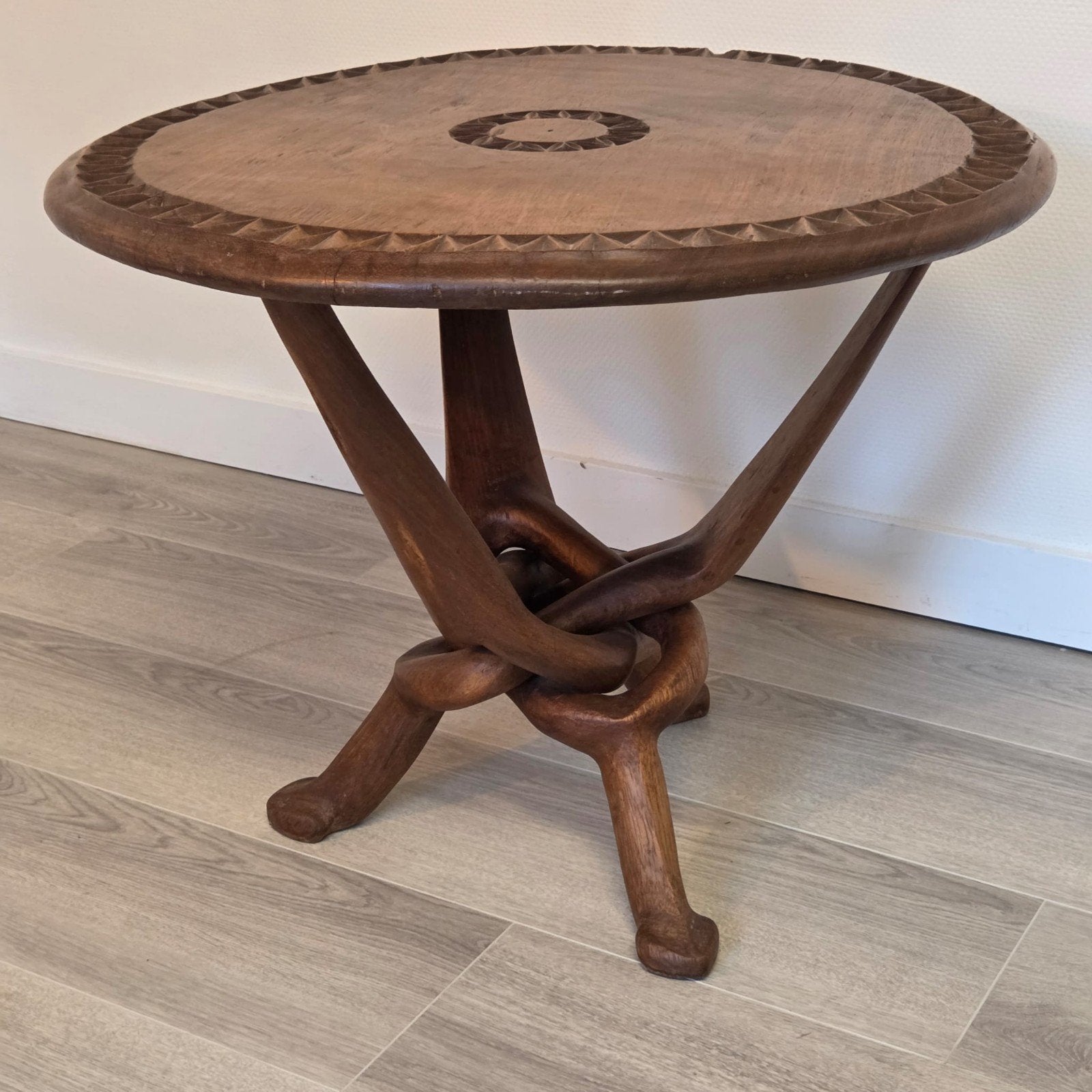 vintage Afrikaans salontafel, Ophalen