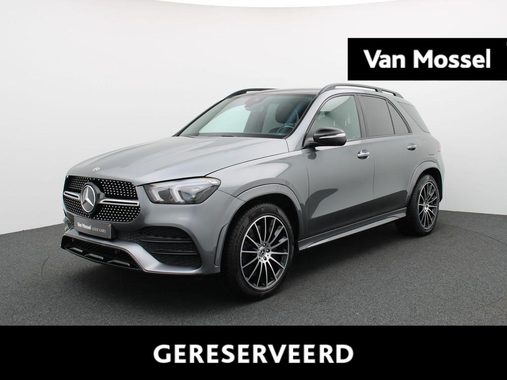 Mercedes-Benz GLE 350 de AMG LINE + LEDER + PANORAMISCH DAK, Autos, Mercedes-Benz, Argent ou Gris, Achat, 143 kW, Euro 6