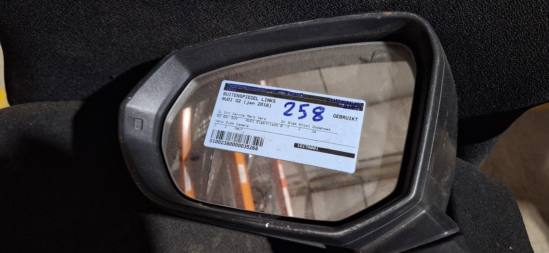 Originele Audi Q2 (GA) Buitenspiegel Links (Bestuurderszijde, -, Utilisé, -, -