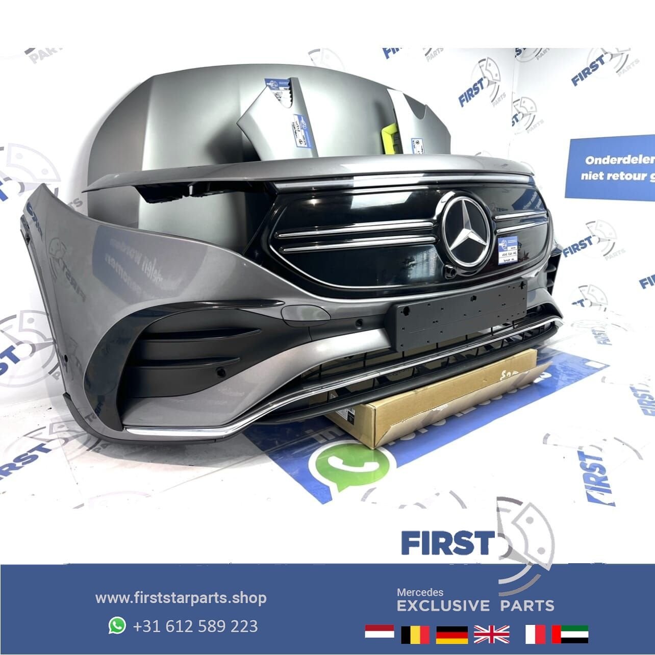 H243 EQA AMG VOORKOP origineel Mercedes 2020-2024 EQA250 EQA, Gebruikt, -, Voor, Ophalen of Verzenden