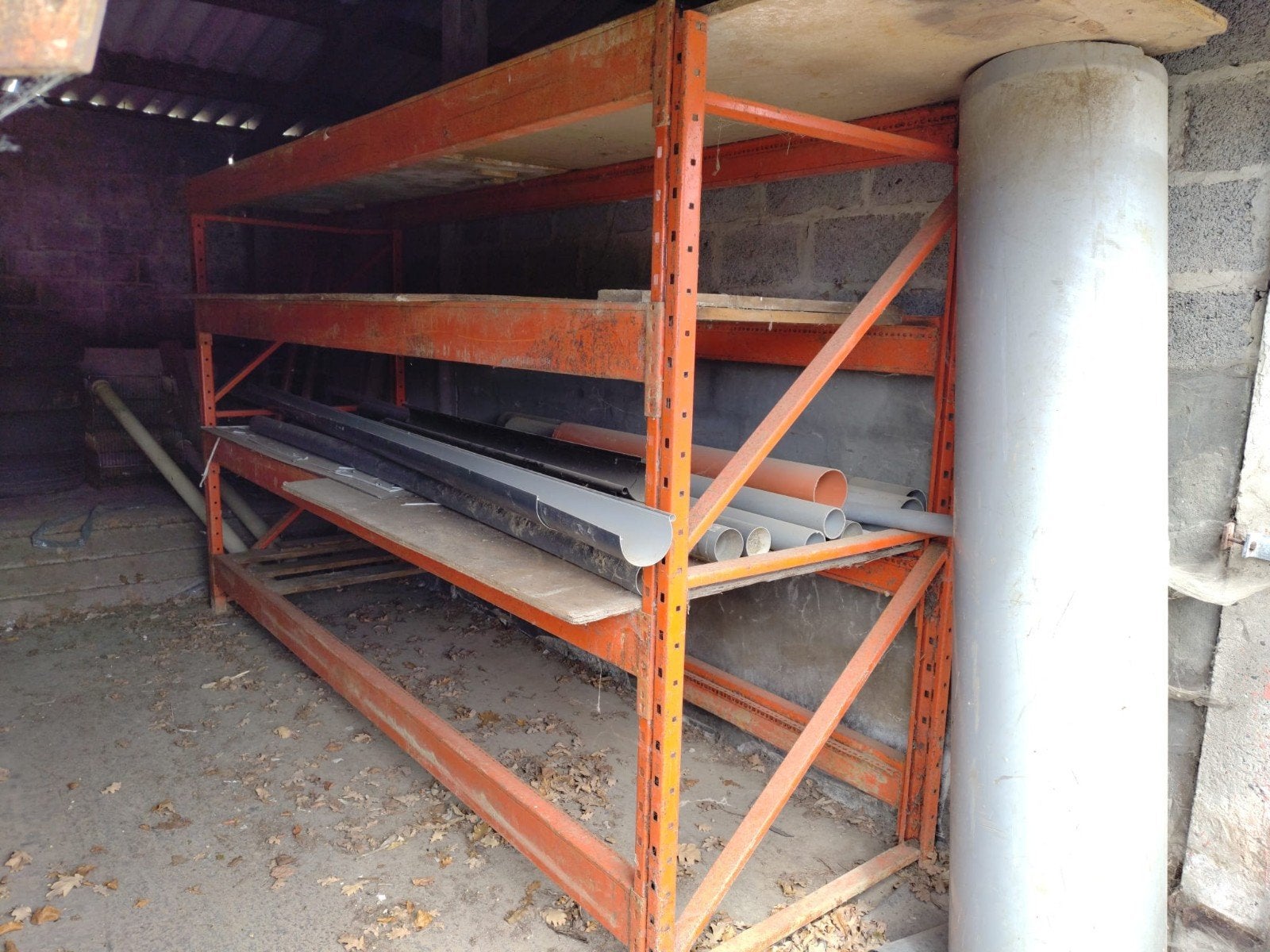 Paletstelling rek te koop, Ophalen