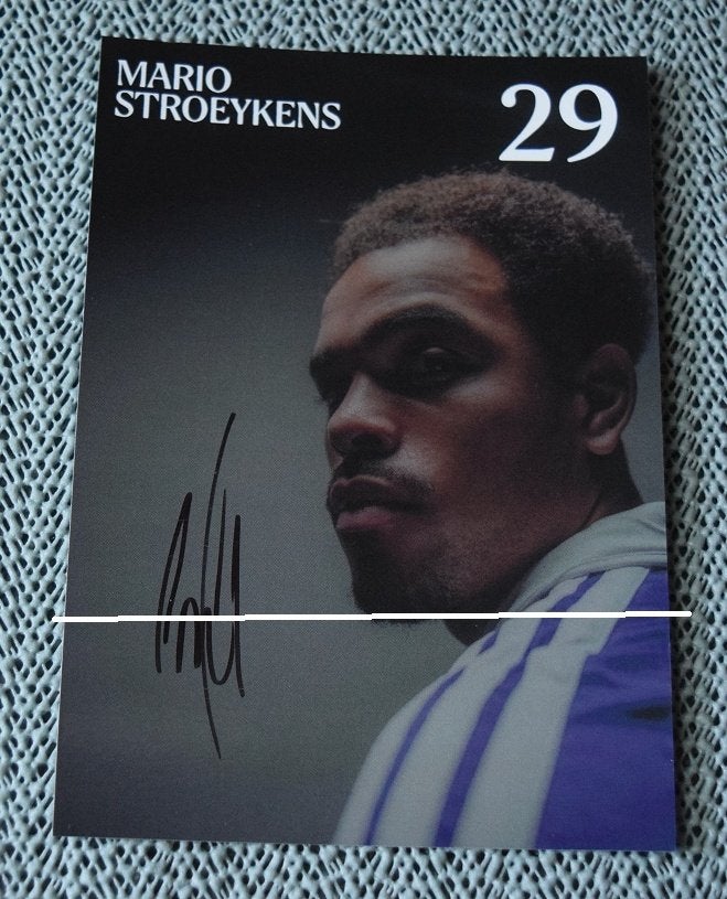 RSC Anderlecht / Gehandtekende foto / Mario Stroeykens, Verzamelen, Verzenden, Nieuw, Spelerskaart