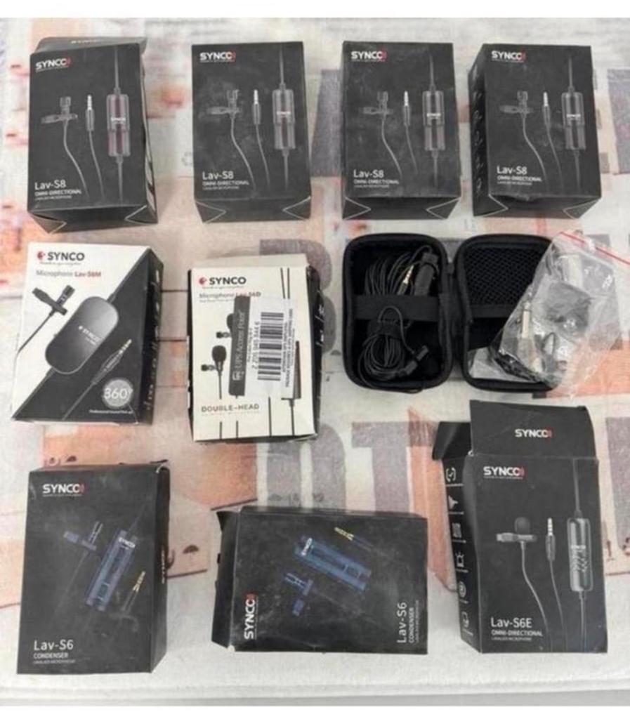10X partij SYNCO Lav-S8 Lavalier Microphone Microfoon Mic, Muziek en Instrumenten, Microfoons, Ophalen of Verzenden, Nieuw