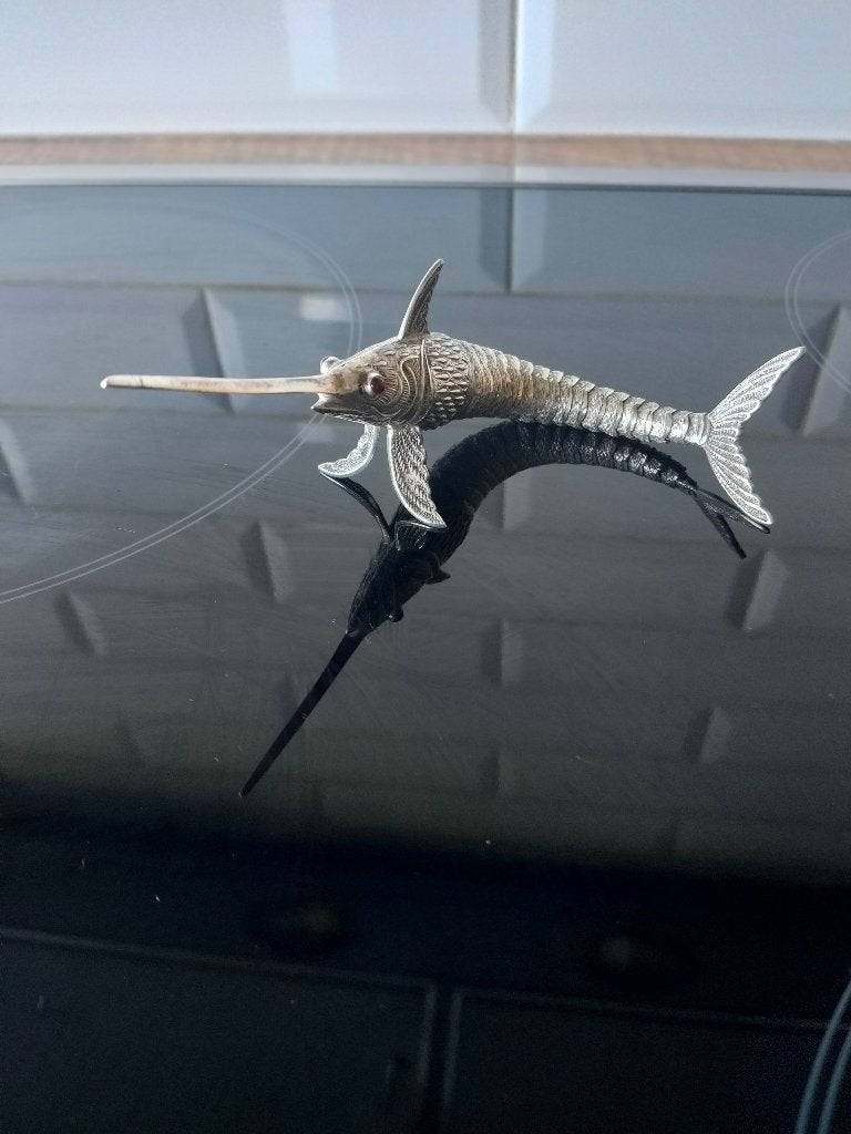 Poisson articulé argent, Enlèvement ou Envoi, Argent