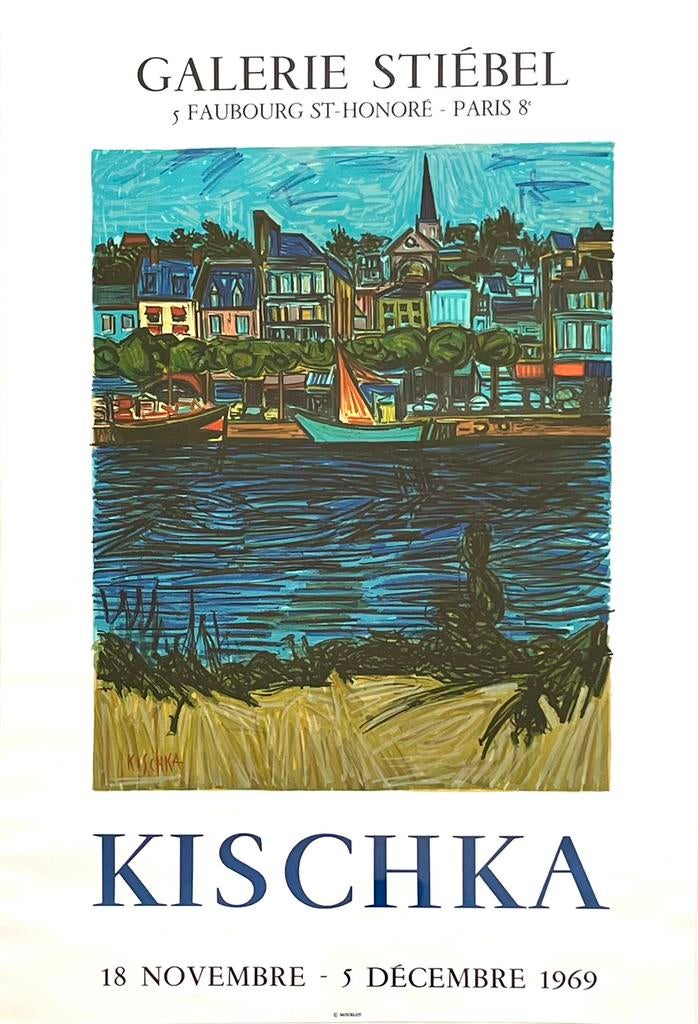 Kischka - Originele Litho - Imp. Mourlot - 64 x 45 cm - 1969, Antiek en Kunst, Ophalen of Verzenden