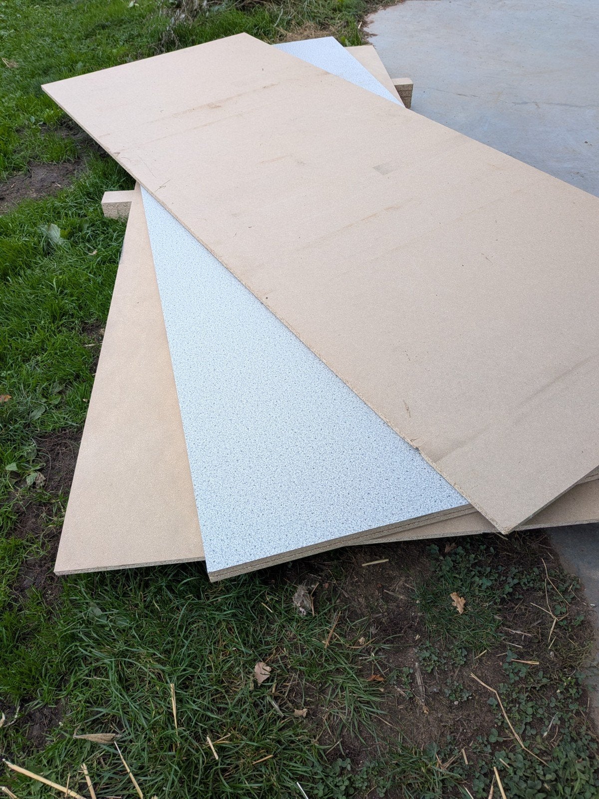vloerplaat en 2 beschermplaten, Doe-het-zelf en Bouw, Ophalen, Zo goed als nieuw, Overige materialen, Minder dan 20 mm