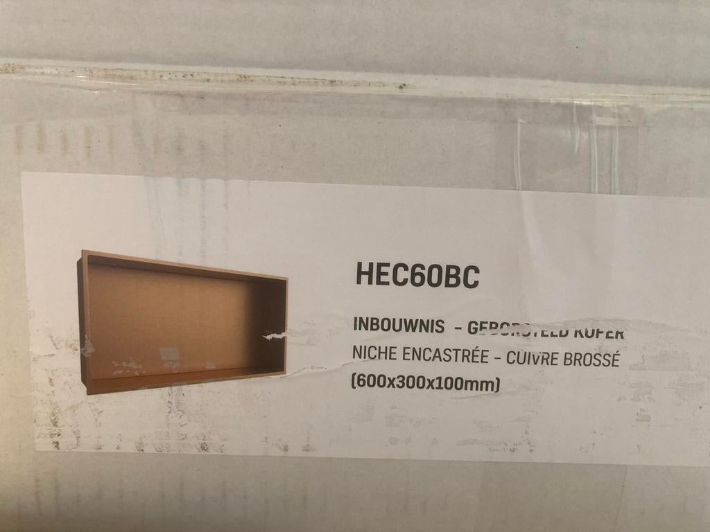 Niche en cuivre, Enlèvement, Comme neuf