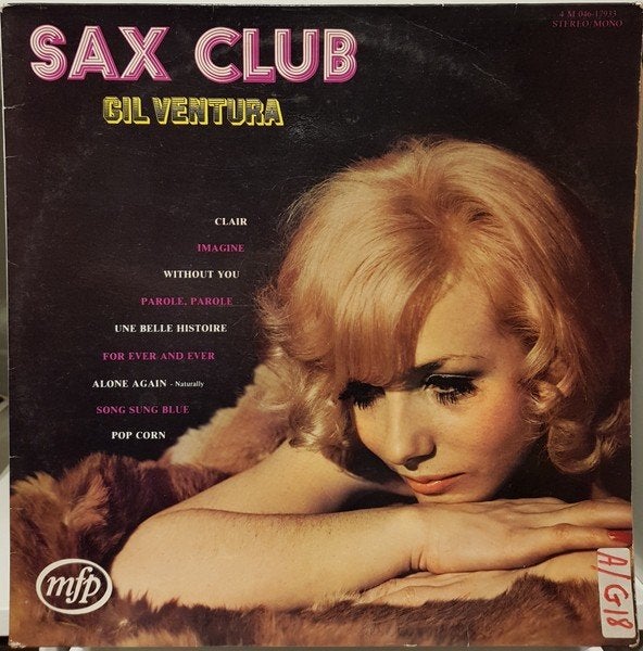 LP/ GIL VENTURA > CLUB DE SAXOPHONE, Comme neuf, Enlèvement, Jazz, LP