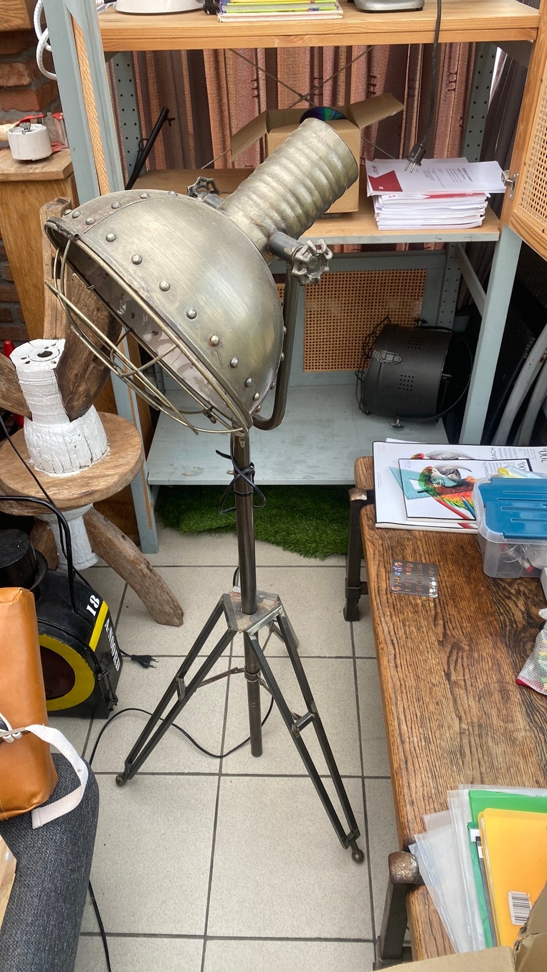 Mooie industriële lamp, Huis en Inrichting, Ophalen, Zo goed als nieuw