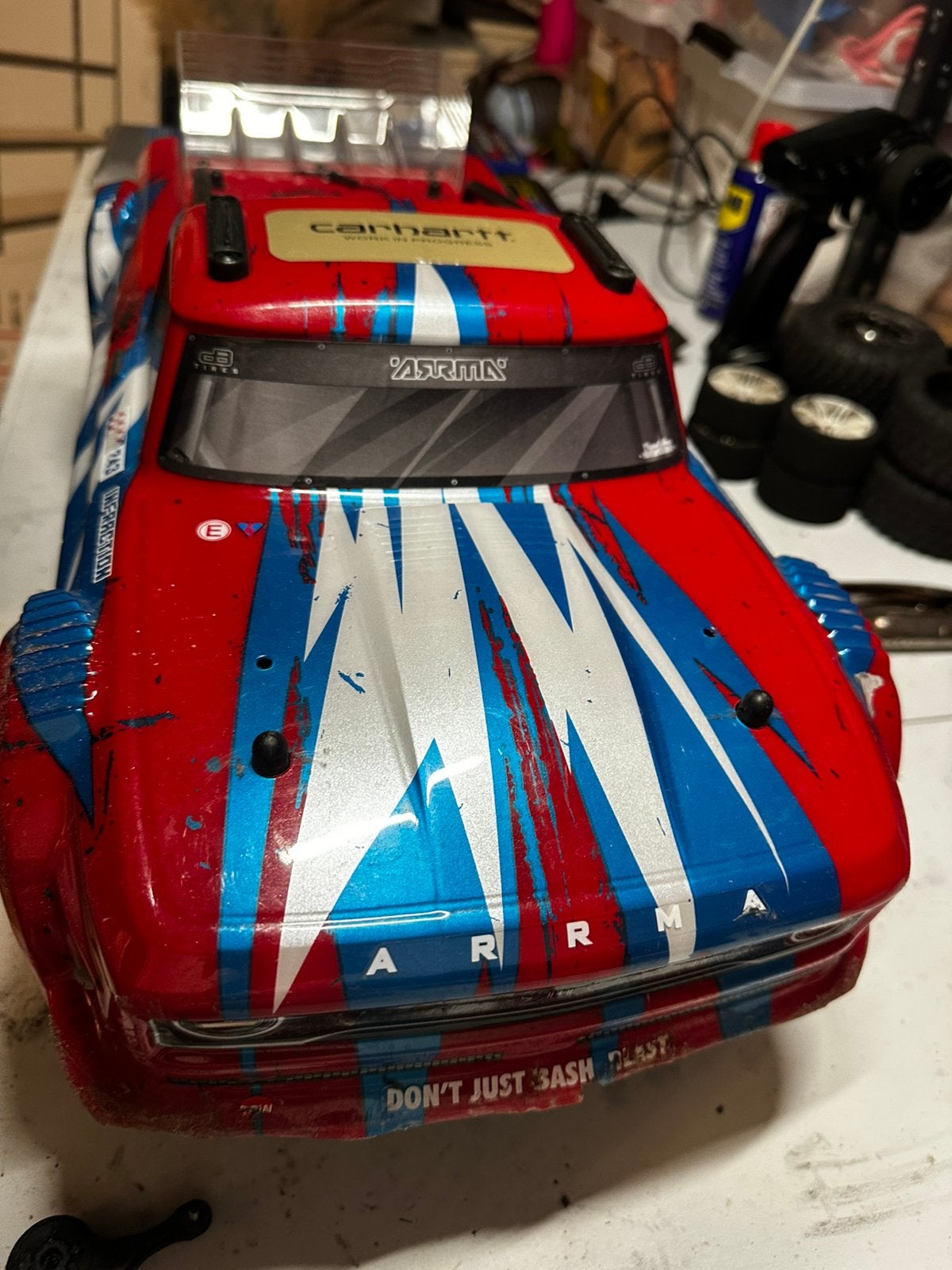 Arrma infraction 1/10, Gebruikt, Schaal 1:10, Auto onroad, RTR (Ready to Run)