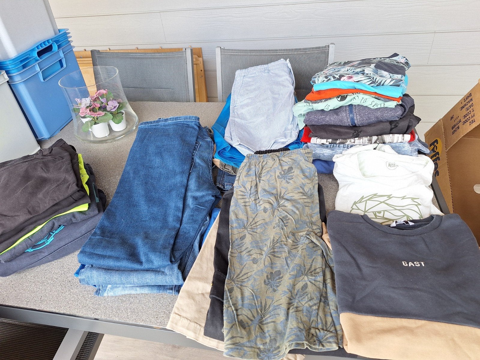 Pakket jongen 158-164, trui, broek, shorts,, Kinderen en Baby's, Kinderkleding | Maat 158, Ophalen, Jongen, Broek