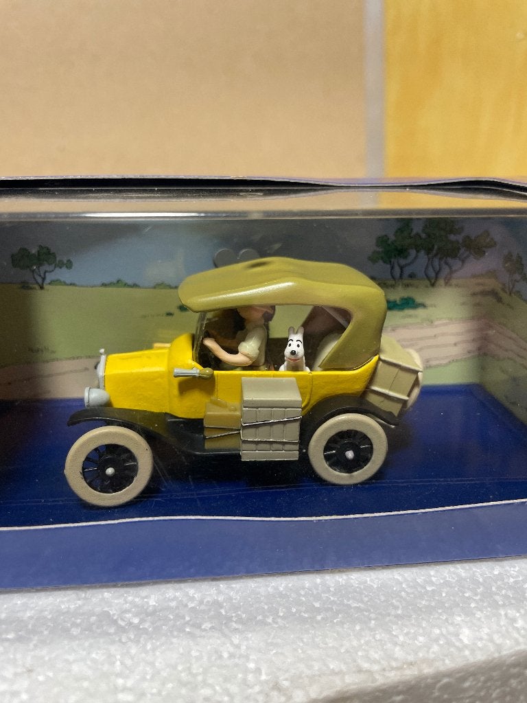 Voiture miniature Tintin au Congo, Enlèvement ou Envoi, Tintin, Utilisé, Statue ou Figurine