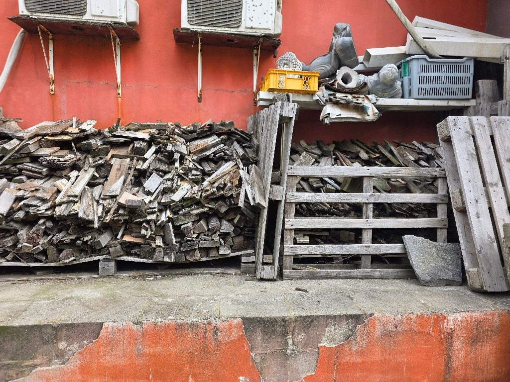 Bois de chauffage à donner, Enlèvement, Utilisé