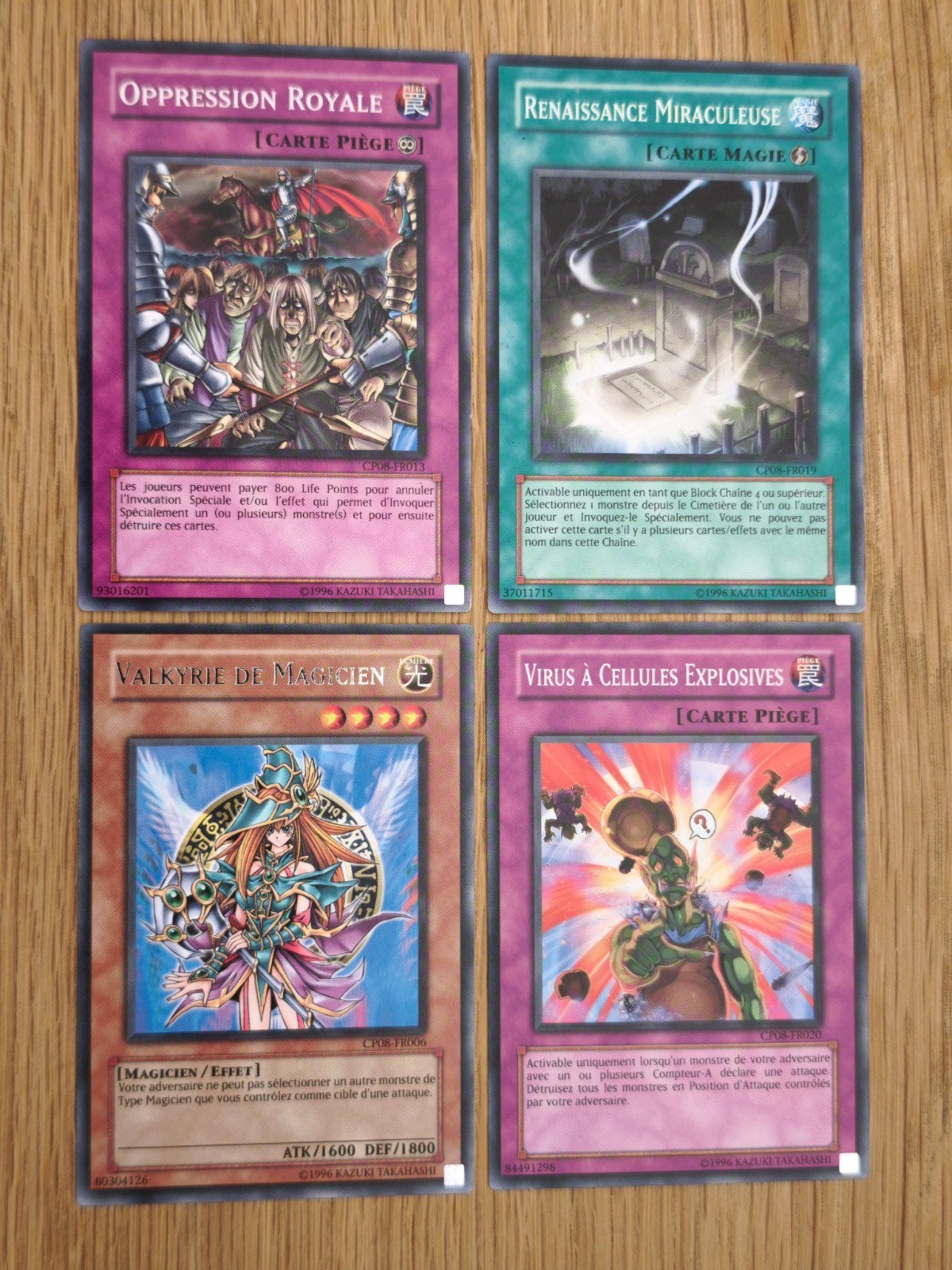 Kavel van 4 Franse Kaarten - Champion Pack 8 (CP08) Vintage, Ophalen of Verzenden