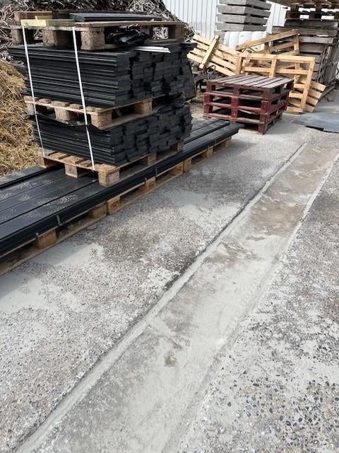 Kunststof Planken zwart 137 x 32, Dieren en Toebehoren, Ophalen, Nieuw