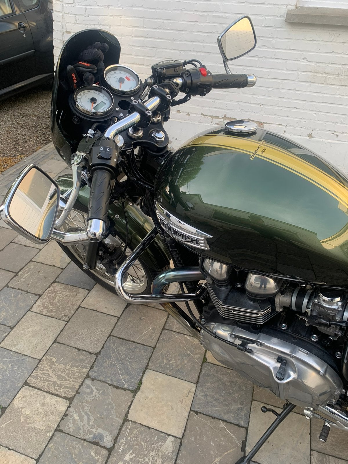 Thruxton 900 efi 15500 km en parfait état, Permis Moto A, Plus de 35 kW, Échappement sport, 2 cylindres