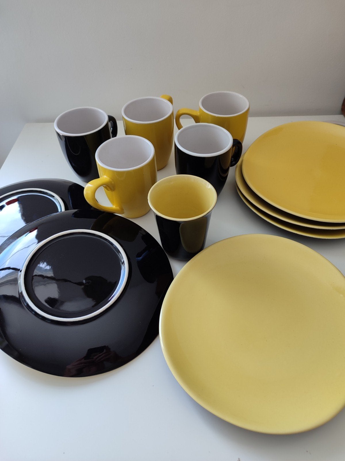Villeroy en Boch koffie servies yellow black 1960 vintage
To, Enlèvement ou Envoi, Céramique, Vintage
