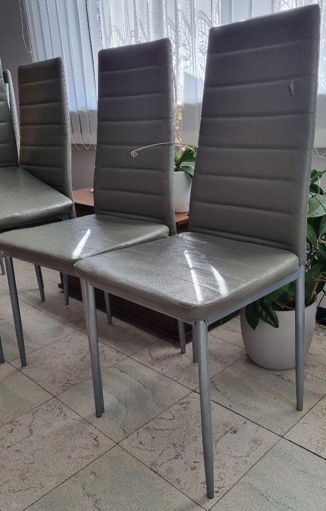 Chaises de cuisine, Ophalen, Grijs, Vijf, Zes of meer stoelen, Kunststof