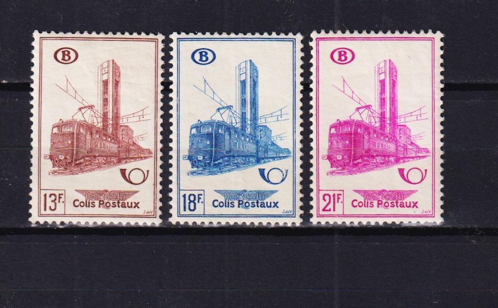België spoorwegzegels 1954 TR355-357 postfris **, Verzenden, Postfris, Treinen, Postfris