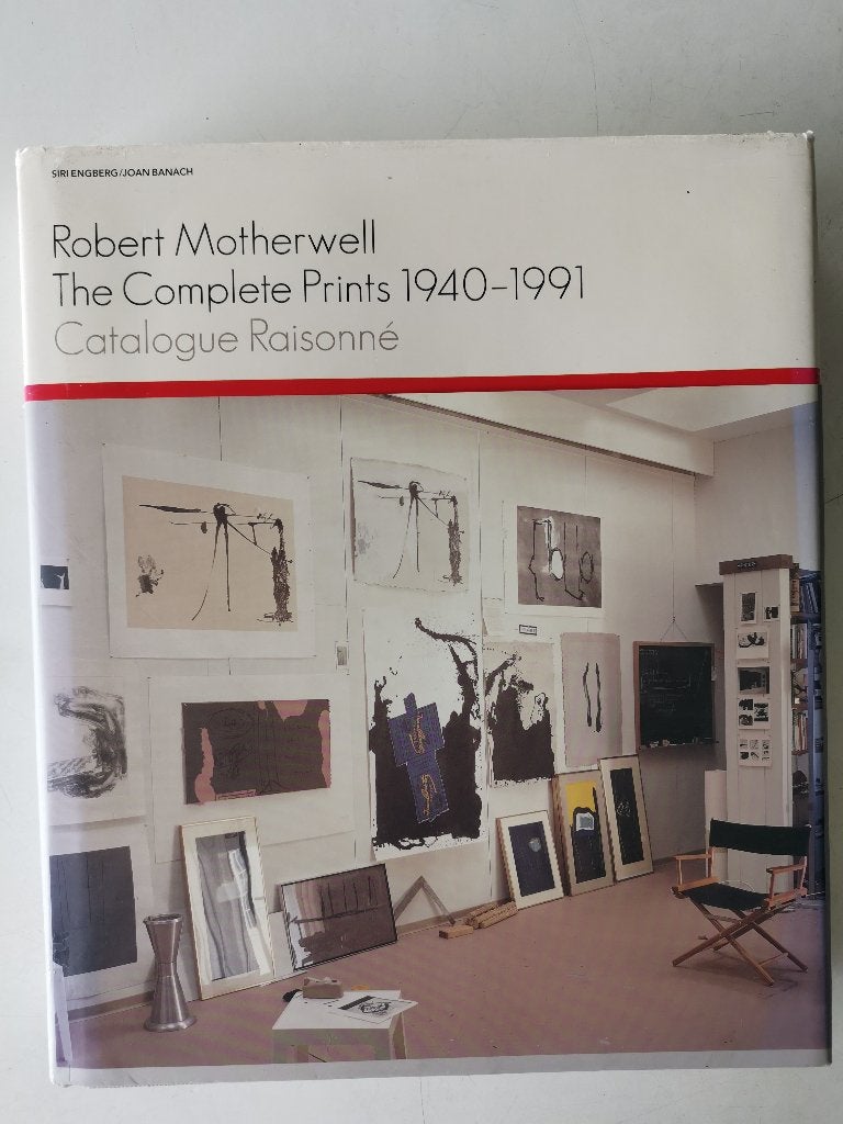 Robert Motherwell - The complete Prints 1940-1991, Gelezen, Ophalen of Verzenden, Siri Engberg - Joan Banach, Grafische vormgeving