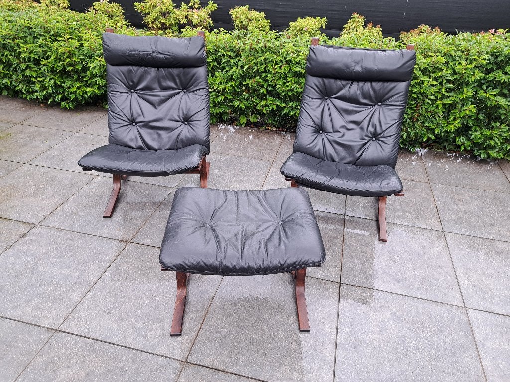 Fauteuils longues+banquette Ingmar Reling, Maison & Meubles, Enlèvement, Comme neuf, Bois, Vintage