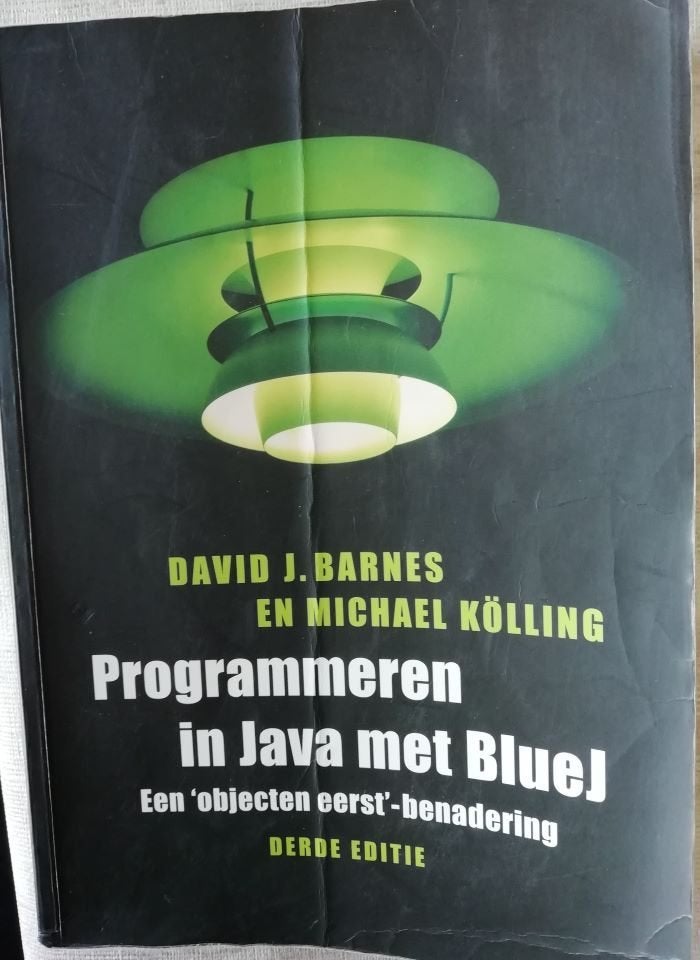 Boek: Programmeren in Java met BlueJ (derde editie, Boeken, Ophalen, Gelezen, David J. Barnes - Michael Kölling
