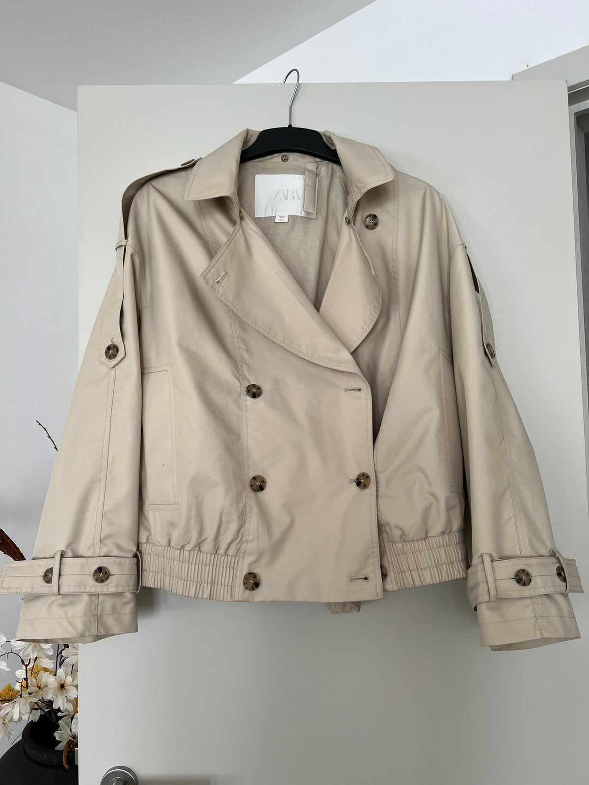 Trenchcoat beige L, Kleding | Dames, Ophalen of Verzenden, Zo goed als nieuw, Maat 42/44 (L), Beige