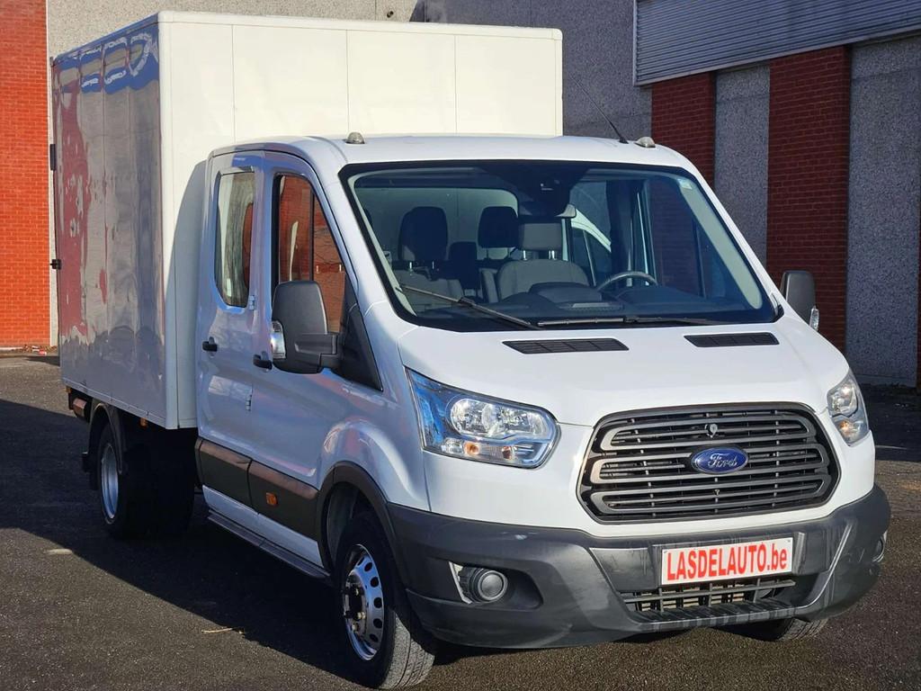 Ford Transit 2.2d Lift/ELEVATEUR 3500Kg 7Places Clim Blue Cd, Auto's, Bestelwagens en Lichte vracht, Euro 5, Gebruikt, Zwart, 4 cilinders