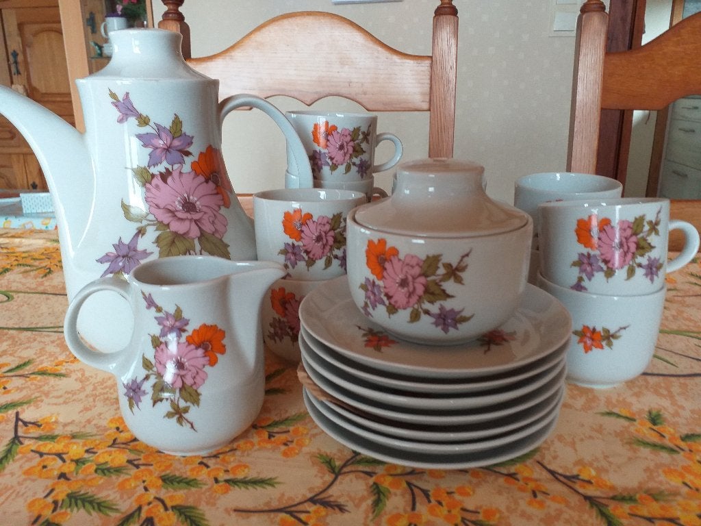 Bavaria Winterling porseleinen ontbijtset, Huis en Inrichting, Ophalen, Porselein, Vintage