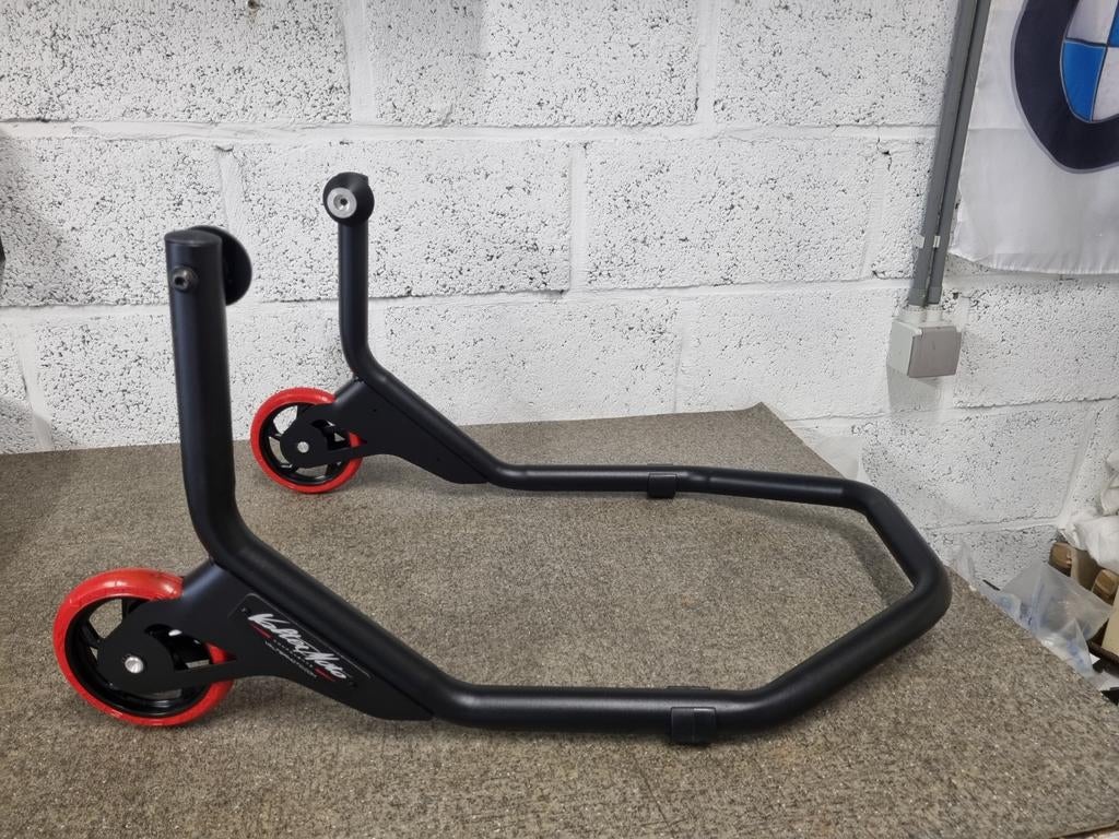 Paddock stand valtermoto, Ophalen