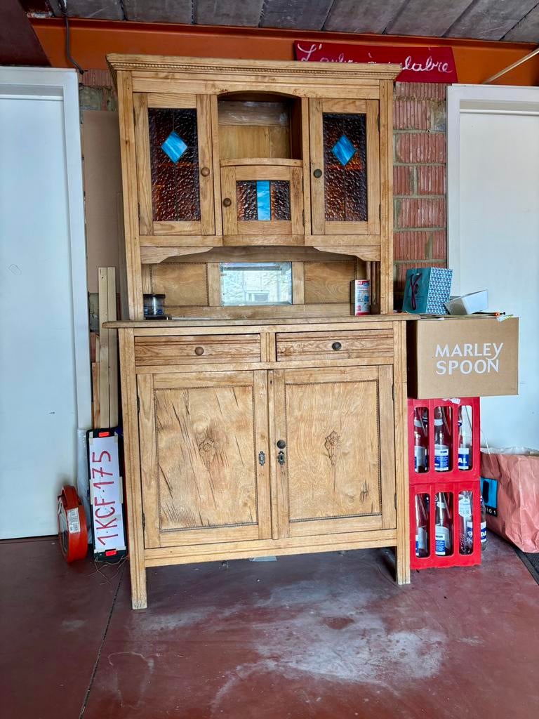 Armoire de cuisine vintage country, Enlèvement, Utilisé