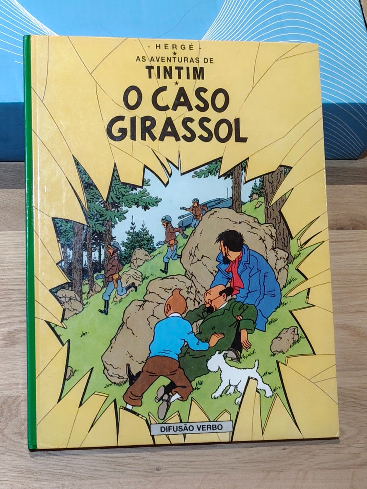 Kuifje Tintim O Caso Girassol HC 1992 Posrtugees, Enlèvement ou Envoi, Une BD, Comme neuf, Hergé