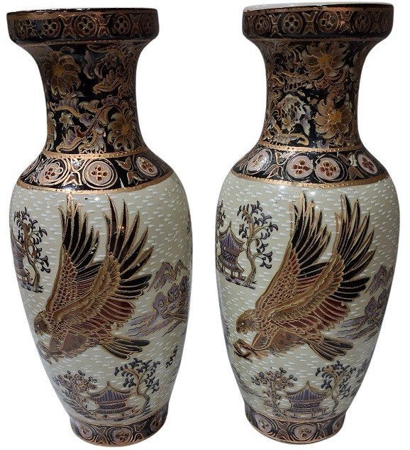 paar vintage Chinese vazen, Ophalen