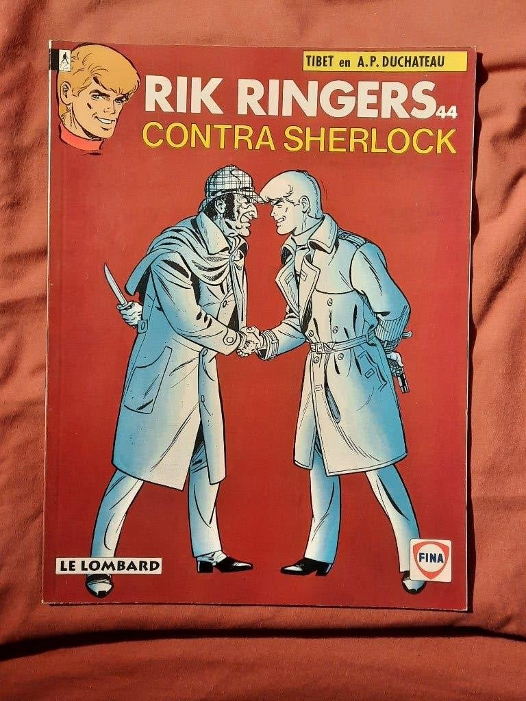 Rik Ringers 44: contra Sherlock, Eén stripboek, Ophalen of Verzenden, Zo goed als nieuw