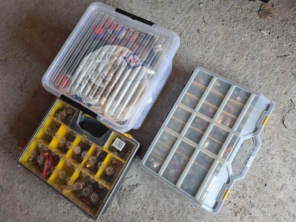 Assortiment loodgietersmaterialen, Ophalen, Overige materialen, Bochten