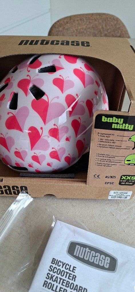Fietshelm Nutcase baby/peuter, XXS, Meisje, Ophalen of Verzenden, Zo goed als nieuw