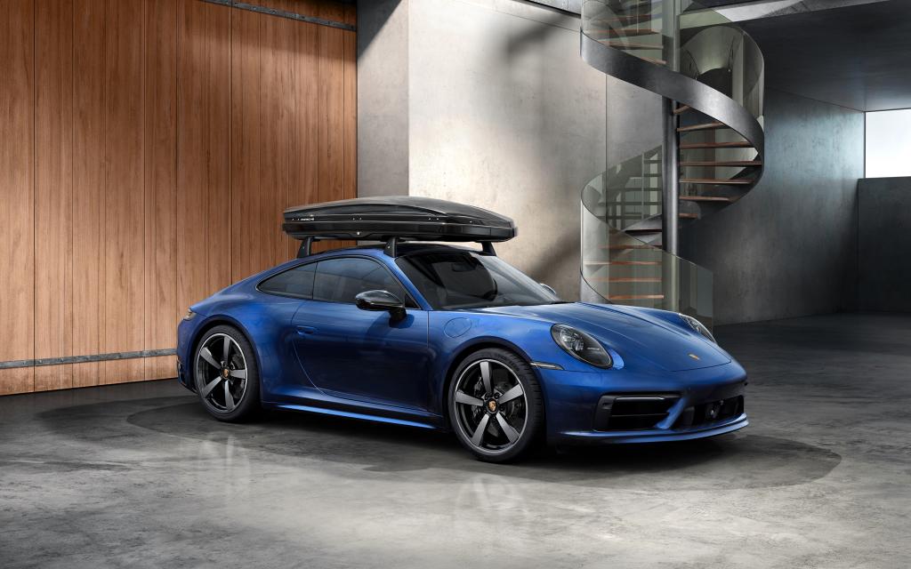 OEM Porsche 320L zwarte dakkoffer - NIEUW, Garantie 2027, Ophalen, Nieuw