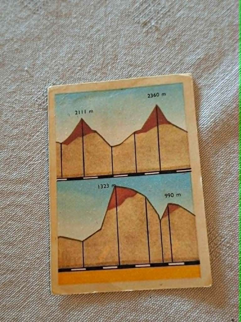 Prentje/Chromo : de Alpen / Tour de France, Verzamelen, Ophalen of Verzenden, Gebruikt, Overige onderwerpen, Prent