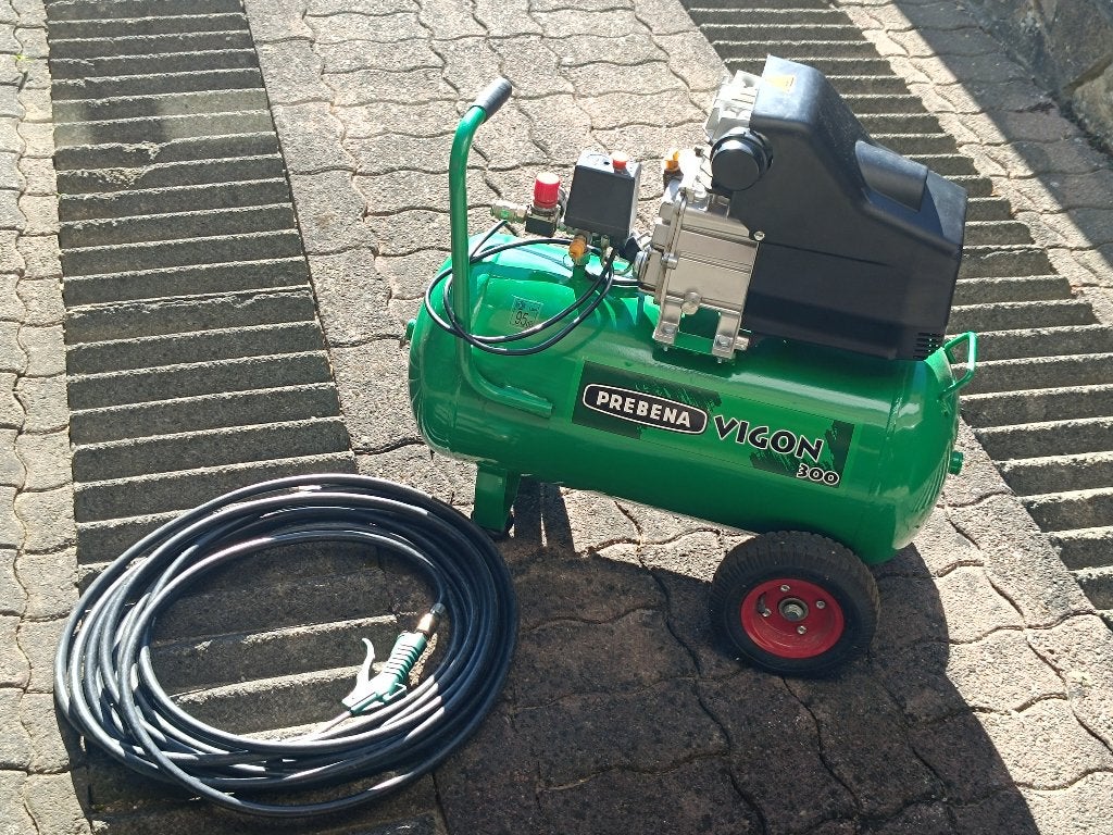 Compresseur 50L Prebena Vigon 300, Enlèvement, 200 à 400 litres/min, Utilisé, 6 à 10 bars