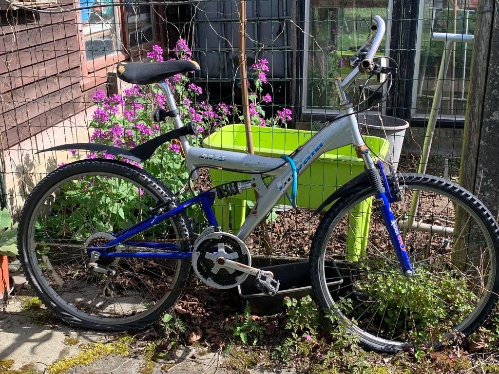 mountainbike aluminium, middelgroot kader, Fietsen en Brommers, Fietsen | Mountainbikes en ATB, Ophalen, Gebruikt