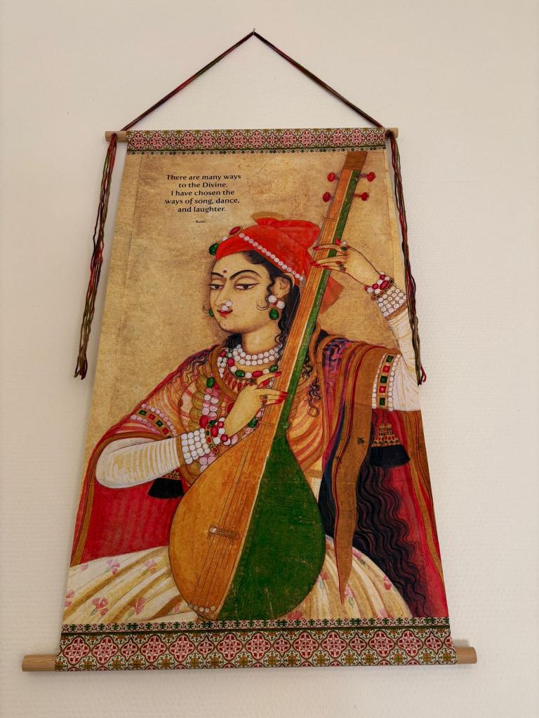 Muurhanger Citaat Rumi, Ophalen, Minder dan 50 cm, Oorspronkelijke maker, 50 tot 75 cm