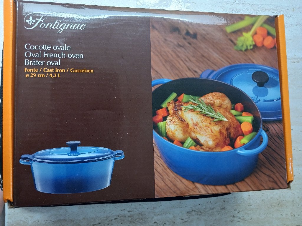 Stoofpot met deksel Fontignac 4,3 liter, Huis en Inrichting, Keuken | Potten en Pannen, Gebruikt, Braadpan, Met deksel, Ophalen of Verzenden