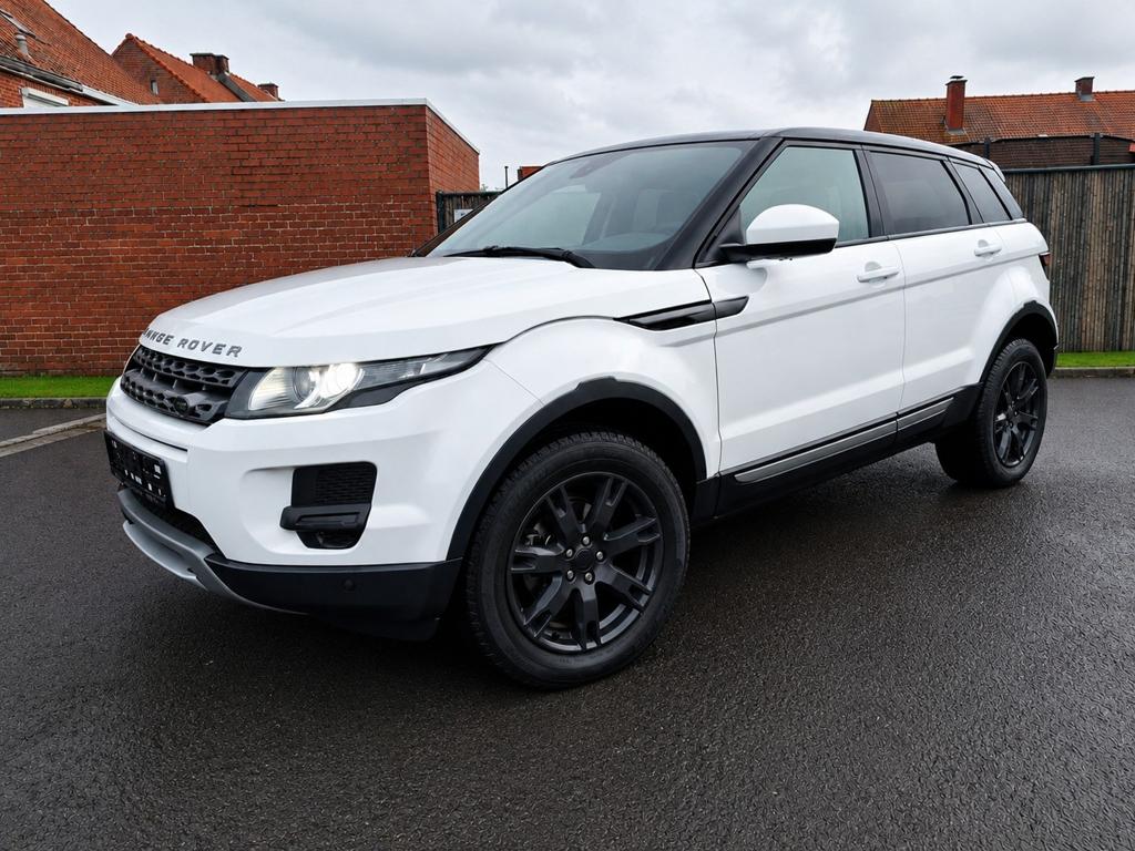 Range Rover Evoque 2.2 SD4 – 2014 – Automaat – Leder/Alcanta, Auto's, Land Rover, Automaat, Alcantara, Wit, Diesel