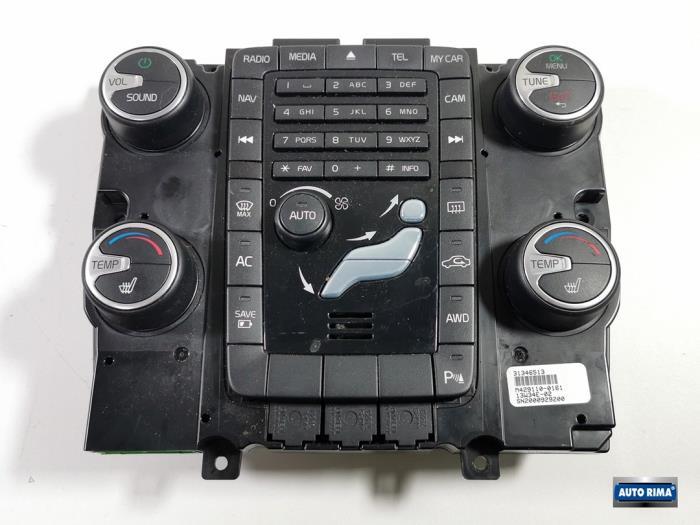 Panneau de commandes chauffage d'un Volvo V60, -, 3 mois de garantie, -, -