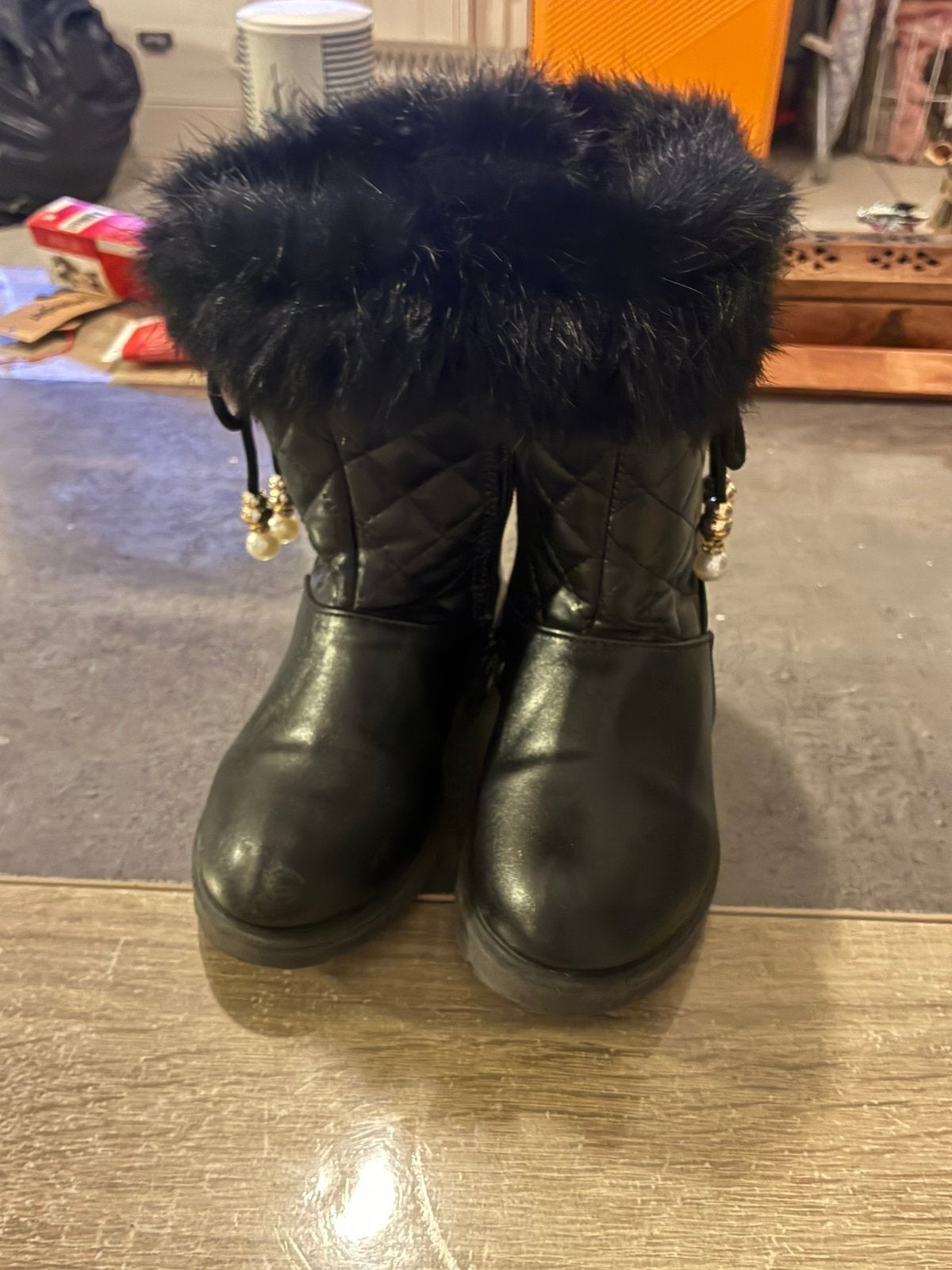 Warme meisjeslaarzen maat 30, Enfants & Bébés, Vêtements enfant | Chaussures & Chaussettes, Enlèvement, Comme neuf