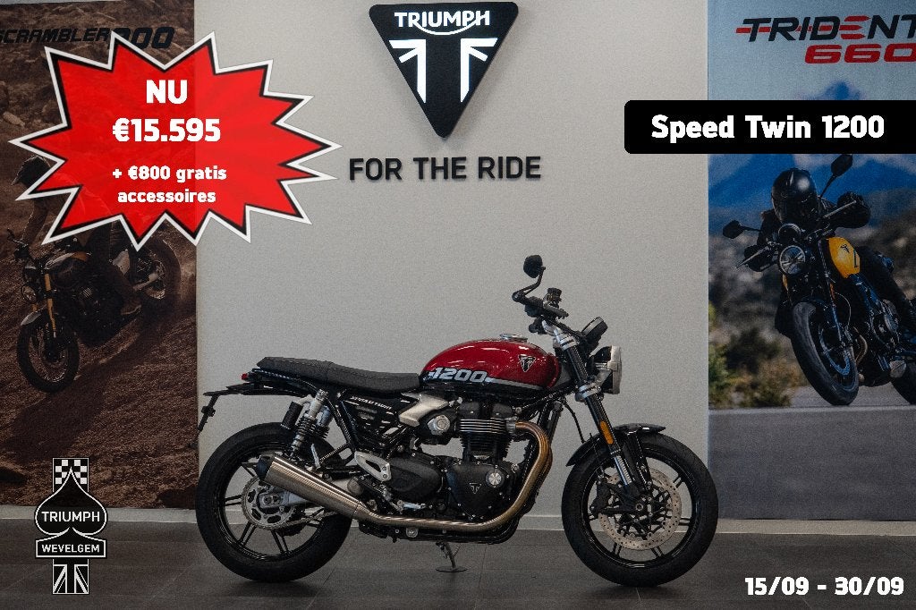 Triumph Speed Twin 1200, Permis Moto A, Entreprise, Plus de 35 kW, ABS