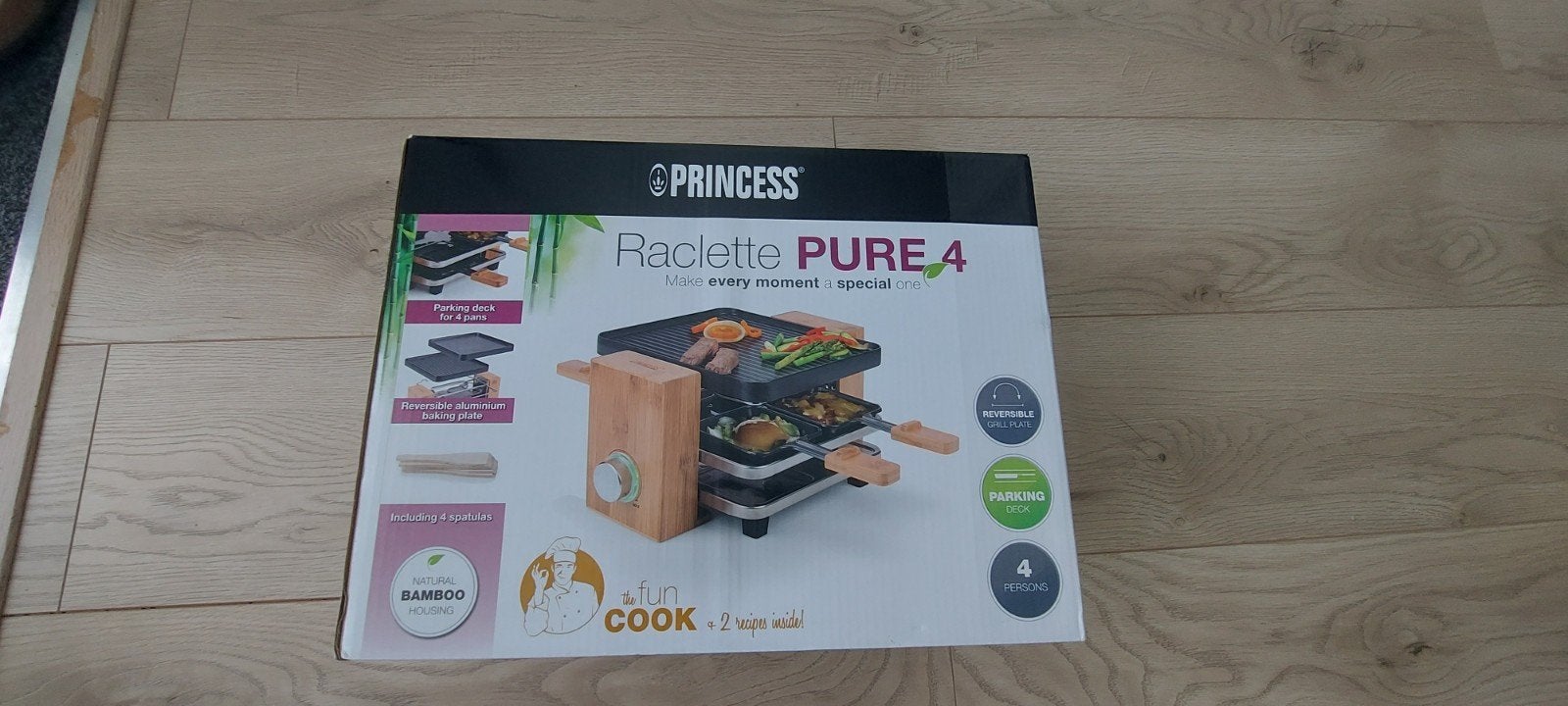 Gourmet stel princess pure 4, Ophalen